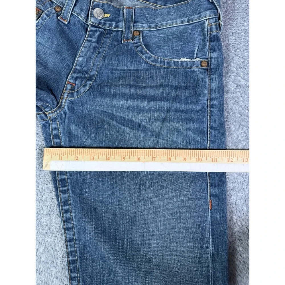 Vintage RARE True Religion Jeans Men 35x31 Bobby Embroidered Pocket Y2K USA Made